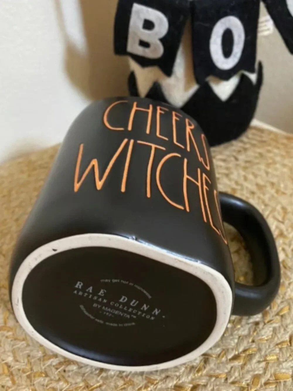 Rae Dunn Cheers Witches Halloween Mug